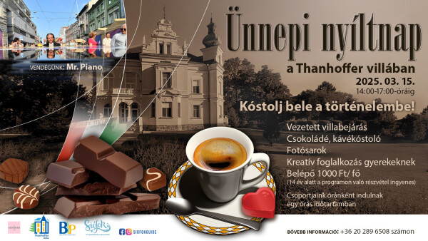 Ünnepi nyílt nap a Thanhoffer villában!