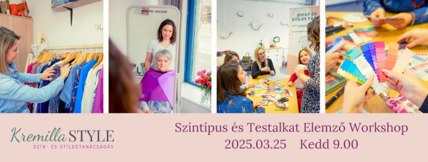 Tavaszi Stílusworkshop: Színtípus- és Testalkatelemzés
