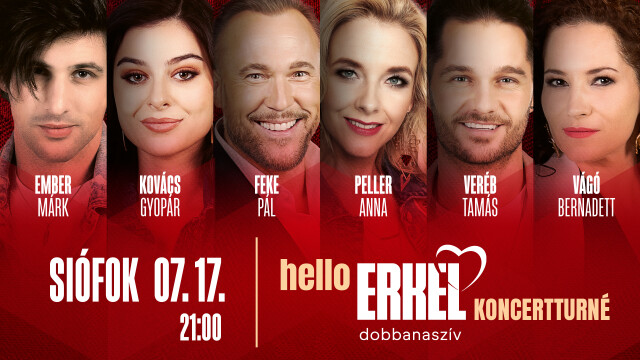HELLO ERKEL! – dobbanaszív KONCERTTURNÉ