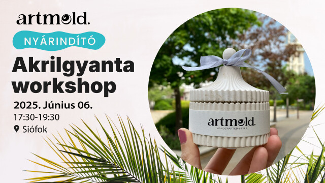 Nyárindító akrilgyanta kézműves workshop