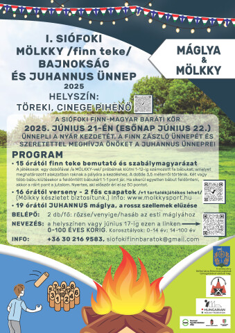 I. Siófoki MÖLKKY /finn teke/ bajnokság és Juhannus ünnep