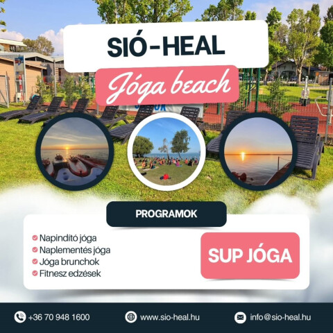 Yoga-Strand in Siófok