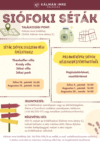 Siófoki séták - Pillanatképek Siófok közlekedéstörténetéből  (Hajózástörténet, közlekedéstörténet)