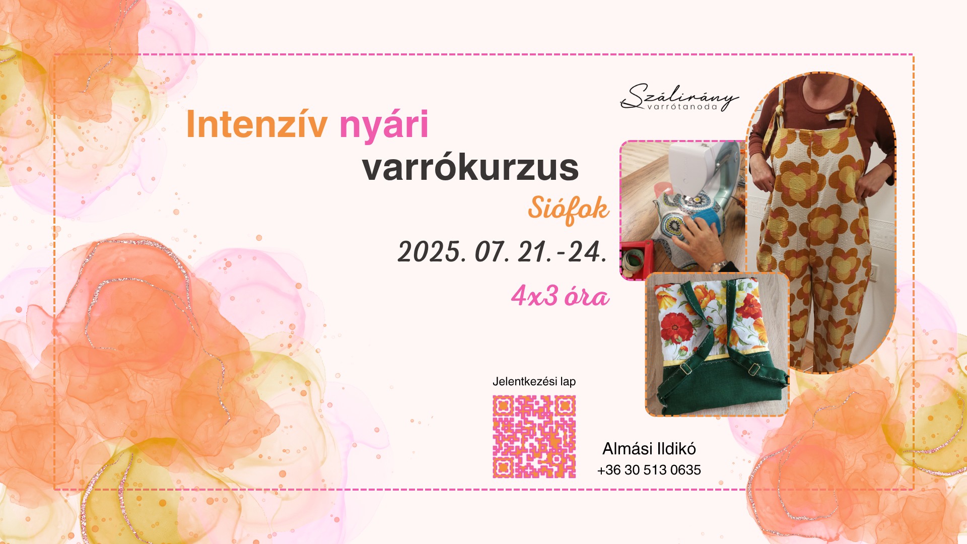 Intensiv-Sommer-Nähkurs in Siófok