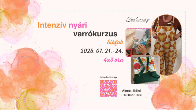 Intensiv-Sommer-Nähkurs in Siófok