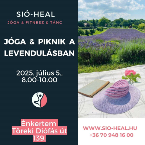 YOGA & PICKNICK IM LAVENDELFELD