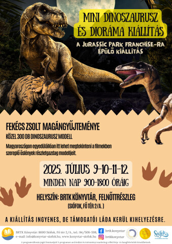 Mini Dinoszaurusz és dioráma kiállítás