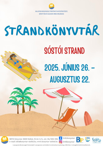 Strandkönyvtár: Újhelyi és Sóstói strandon