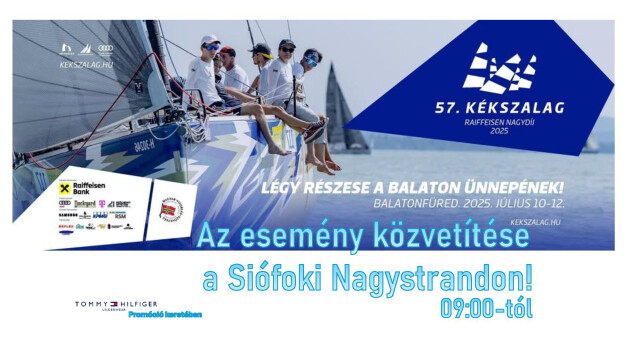 Kékszalag közvetítés a Nagystrandon!