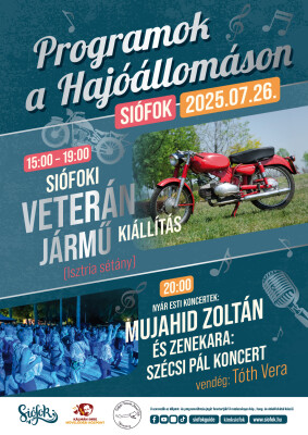 Oldtimerausstellung und Zoltán Mujahid-Konzert (Gast: Vera Tóth)