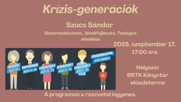 Krízis-generációk: Szűcs Sándor, generációkutató előadása