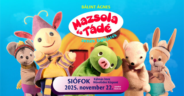 Mazsola és Tádé zenés bábjáték