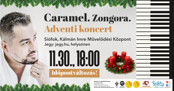 Caramel.Zongora. – Adventi koncert Siófokon