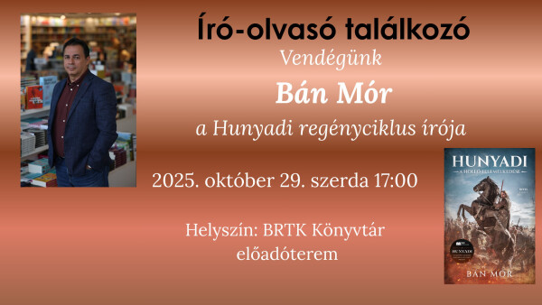 Bán Mór – Író-olvasó találkozó