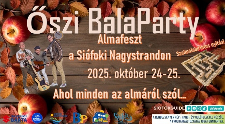 Őszi BalaParty – Almafeszt a Nagystrandon!