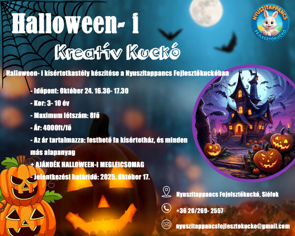 Halloween- i Kreatív Kuckó
