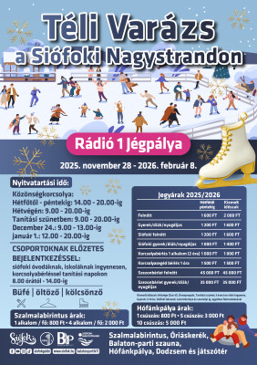 Jégpálya a Nagystrandon