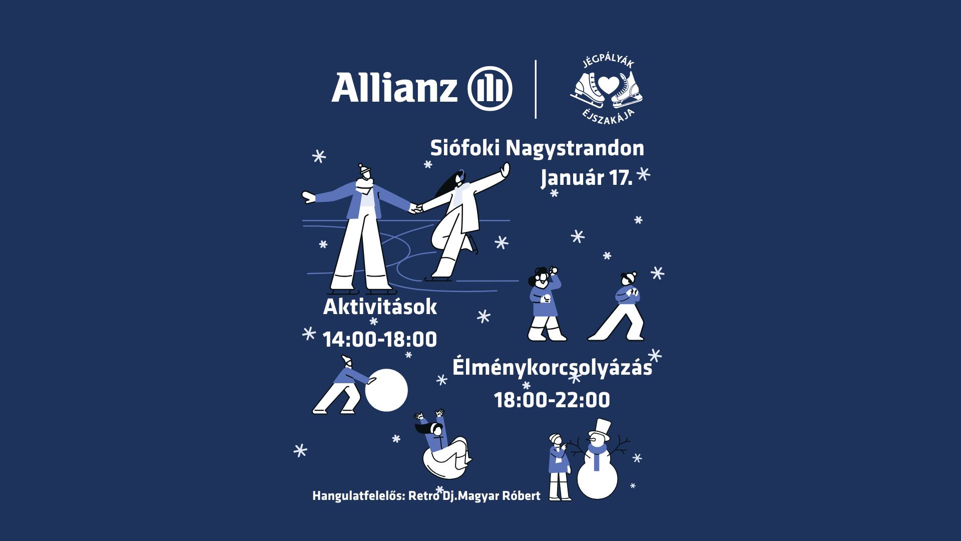 Allianz Jégpályák Éjszakája a Siófoki Nagystrandon