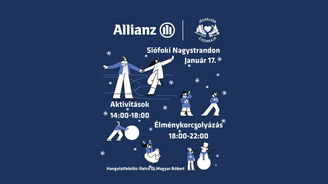 Allianz Jégpályák Éjszakája a Siófoki Nagystrandon