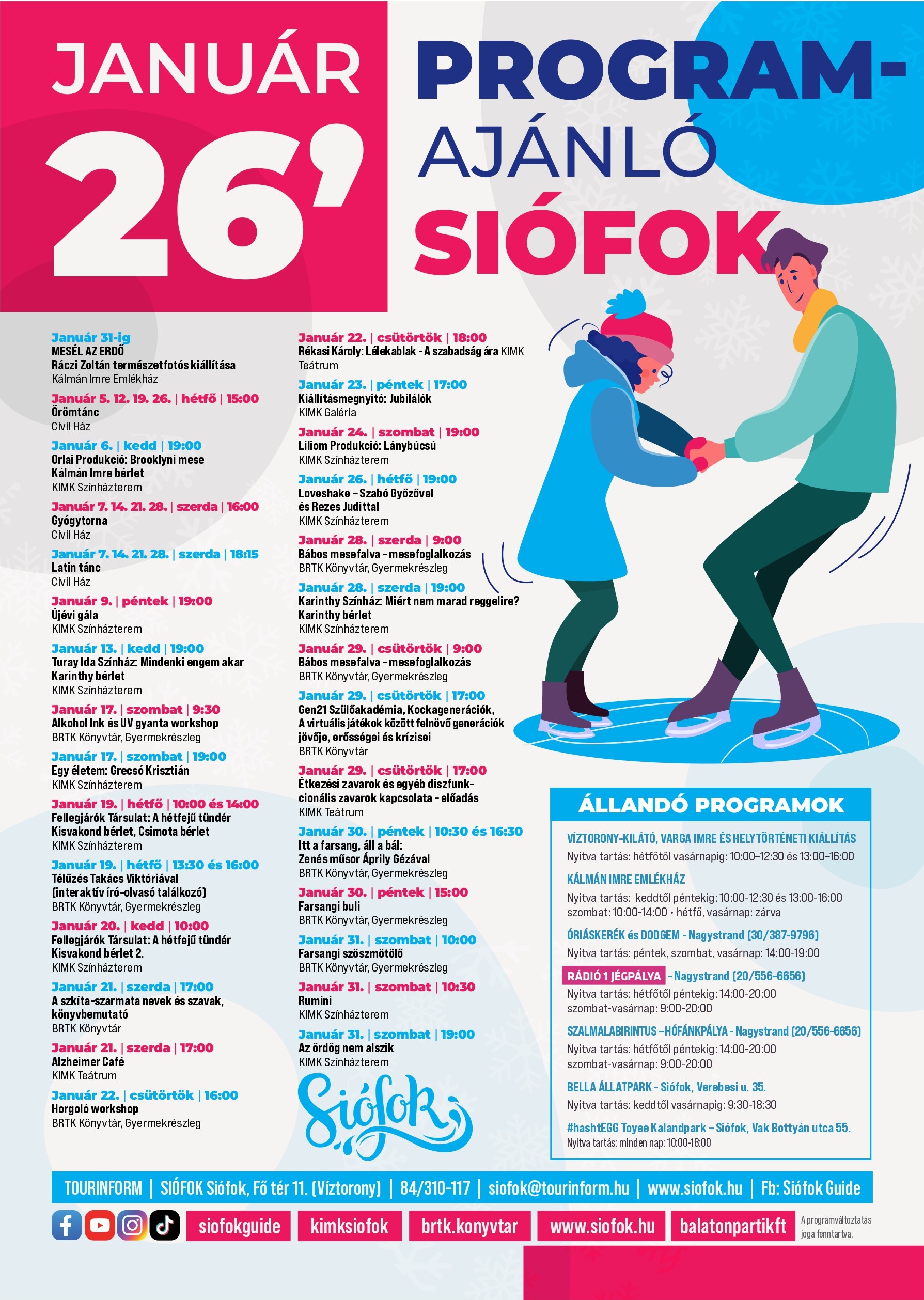 Januári programajánló