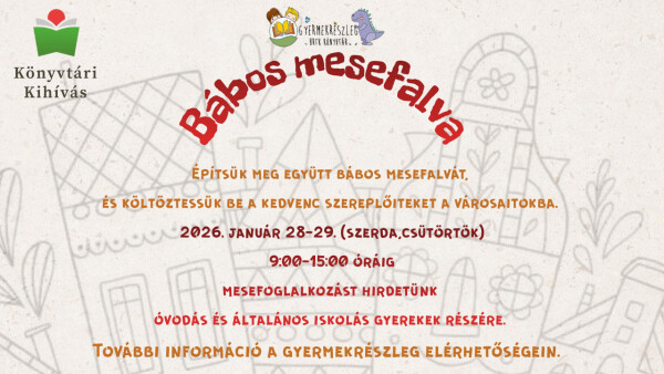 Bábos mesefalva - Mesefoglalkozás