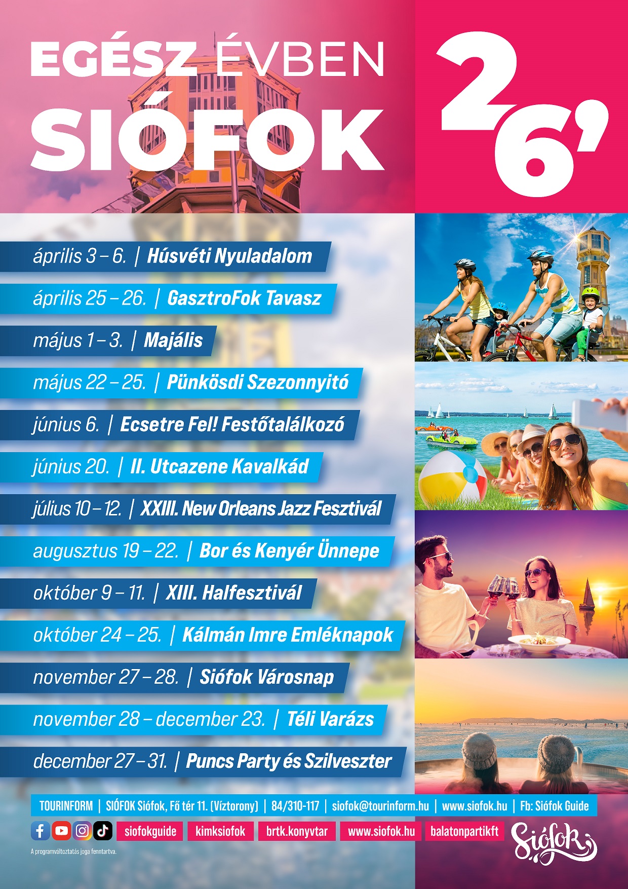 Egész évben Siófok!