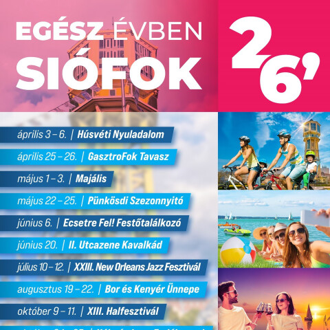 Egész évben Siófok!