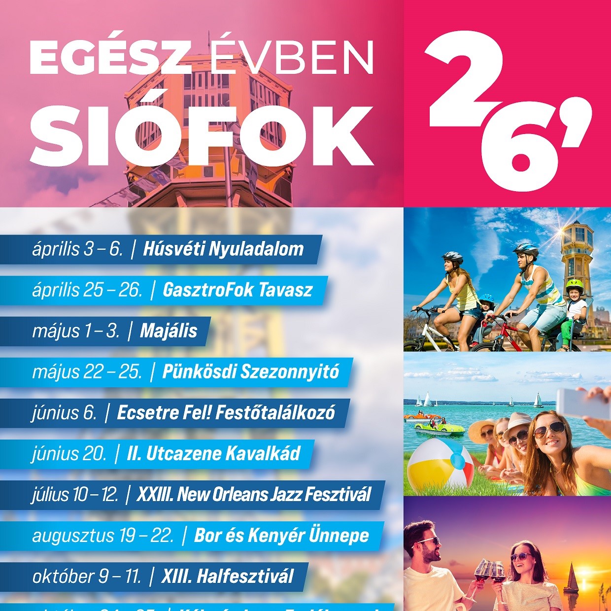 Egész évben Siófok!