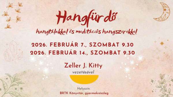 Hangfürdő hangtálakkal és meditációs hangszerekkel