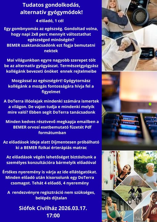 Tudatos gondolkodás, alternatív gyógymódok