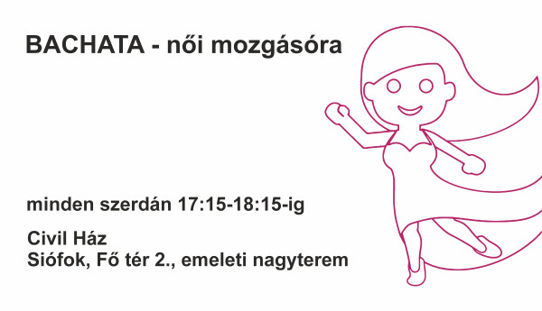 Bachata - női mozgásóra