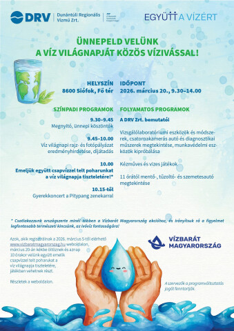 Víz világnapja - 2026