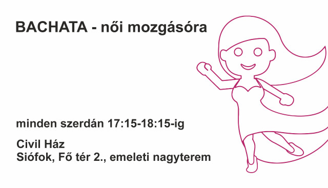 Bachata - női mozgásóra