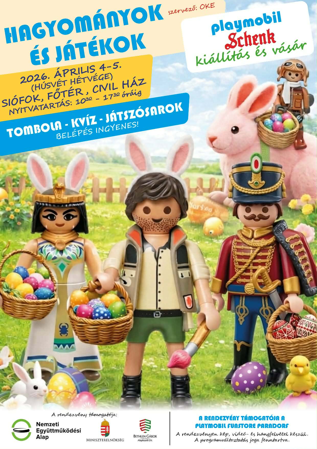 Playmobil és Schenk kiállítás és vásár