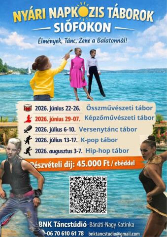 Nyári napközis táborok Siófokon