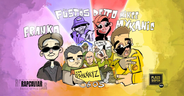 Tha Patkányz, Mikee Mykanic, FRANKO, Füstös, Detto / RapCaviar / Plázs Siófok / 2026.06.05.