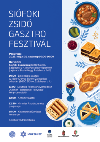 Siófoki zsidó gasztro fesztivál