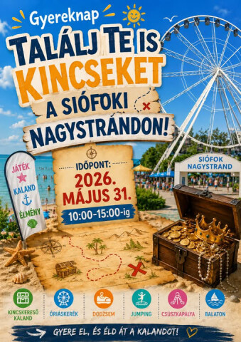 Kincskeresés a Siófoki Nagystrandon