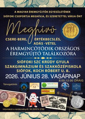Harmincötödik országos érmegyűjtő találkozó