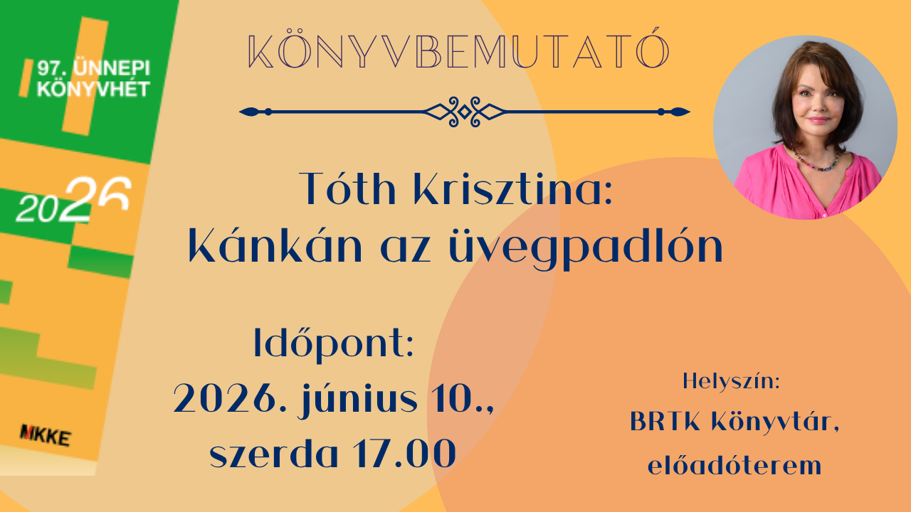 Tóth Krisztina: Kánkán az üvegpadlón | Könyvbemutató