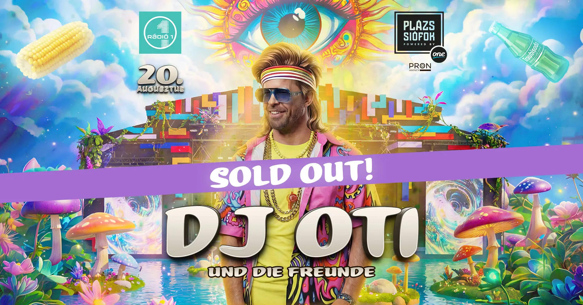 DJ OTI und die Freunde ☮️ Plázs Siófok ☮️