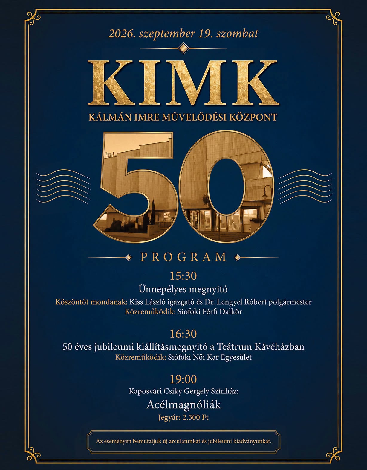 KIMK 50 – jubileumi program