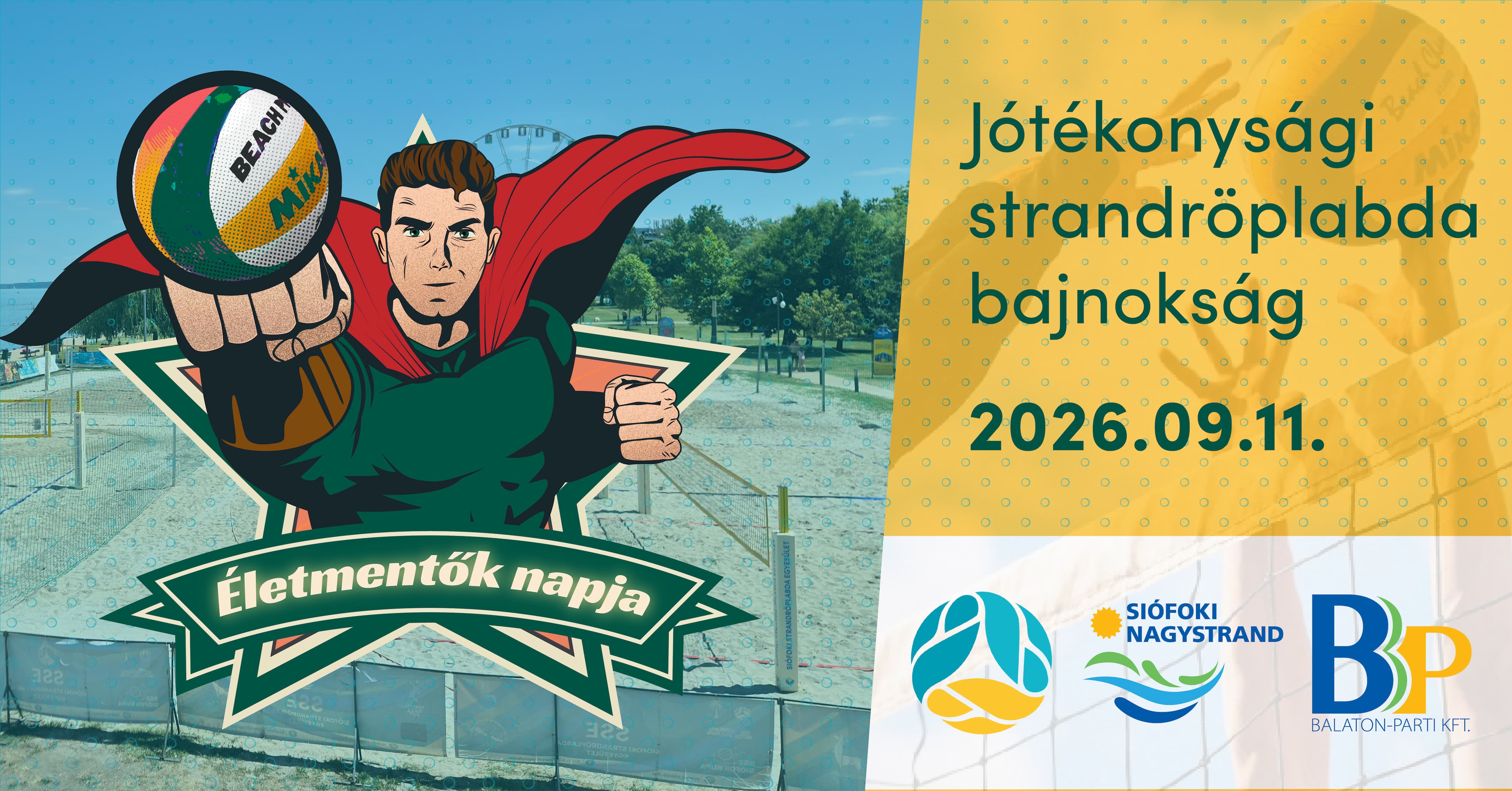 Életmentők Napja Visszavágó – Jótékonysági Strandröplabda Bajnokság