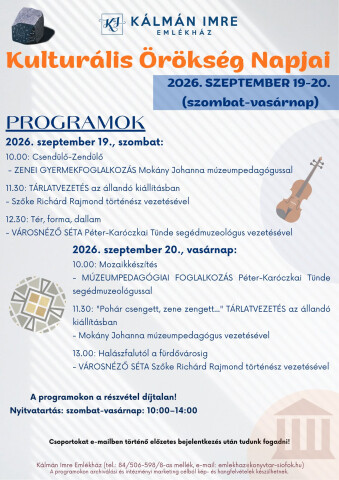 Kulturális Örökség Napjai