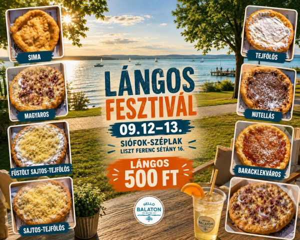 LÁNGOS FESZTIVÁL A BALATON PARTJÁN!