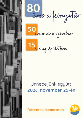 80 éves a BRTK Könyvtár!
