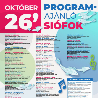 Októberi programajánló