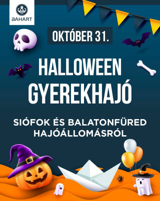 🎃 Halloween a Szigliget fedélzetén! 👻⚓