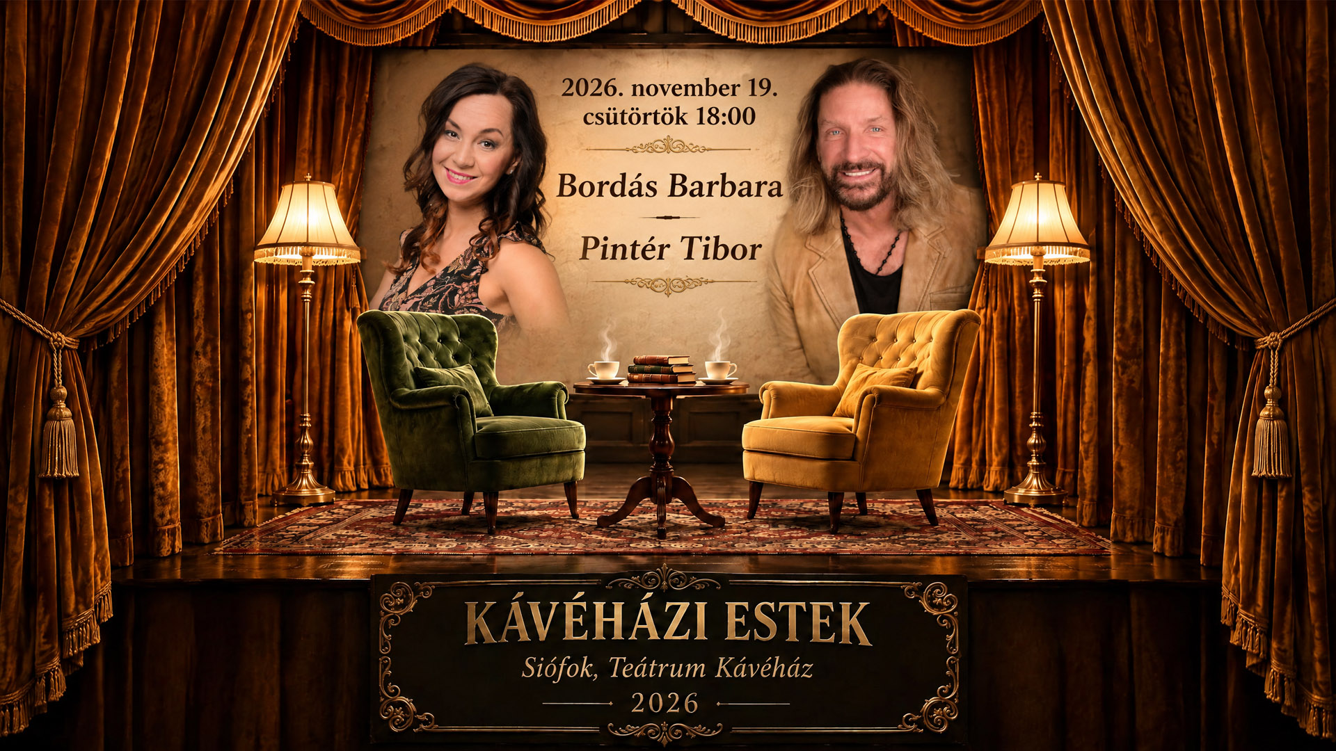Kávéházi estek – Bordás Barbara és Pintér Tibor