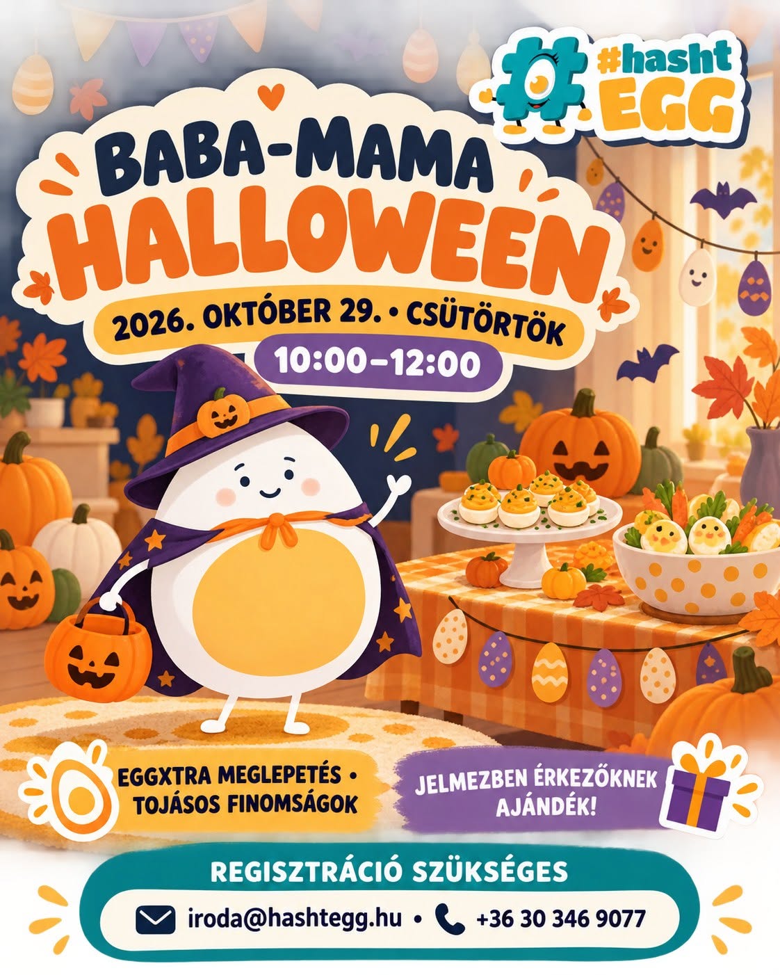 Baba–Mama HALLOWEEN a #hashtEGG-ben!